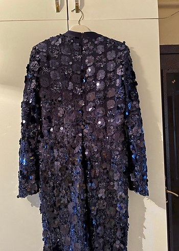 Kollu Uzun Abiye Elbise - Görsel 4