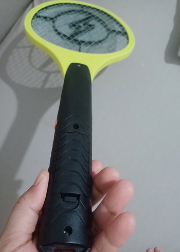 Beden Sarı Renkli Elektrikli Sinek Öldürücü Raket