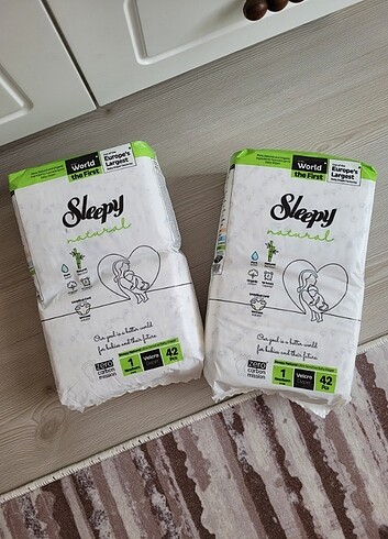 2 paket sleepy newborn bebek bezi