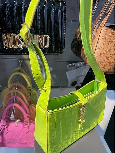  Beden YSL NEON YEŞİL ÇANTA