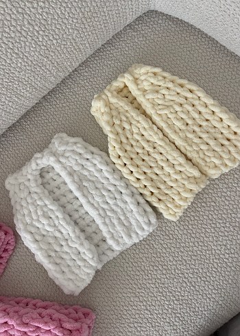 Örgü Çocuk Yelek & Bere Seti - Görsel 8