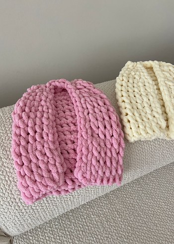 Örgü Çocuk Yelek & Bere Seti - Görsel 13