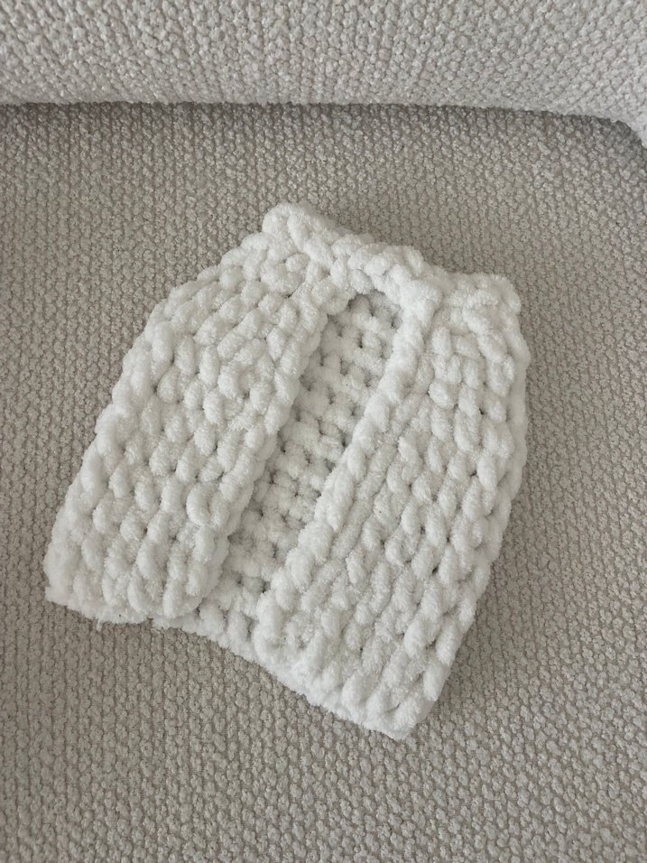 Örgü Çocuk Yelek & Bere  Seti - Görsel 3