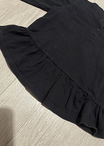 Kız Çocuk Siyah Uzun Kollu Tişört 2-3 yaş - Görsel 6