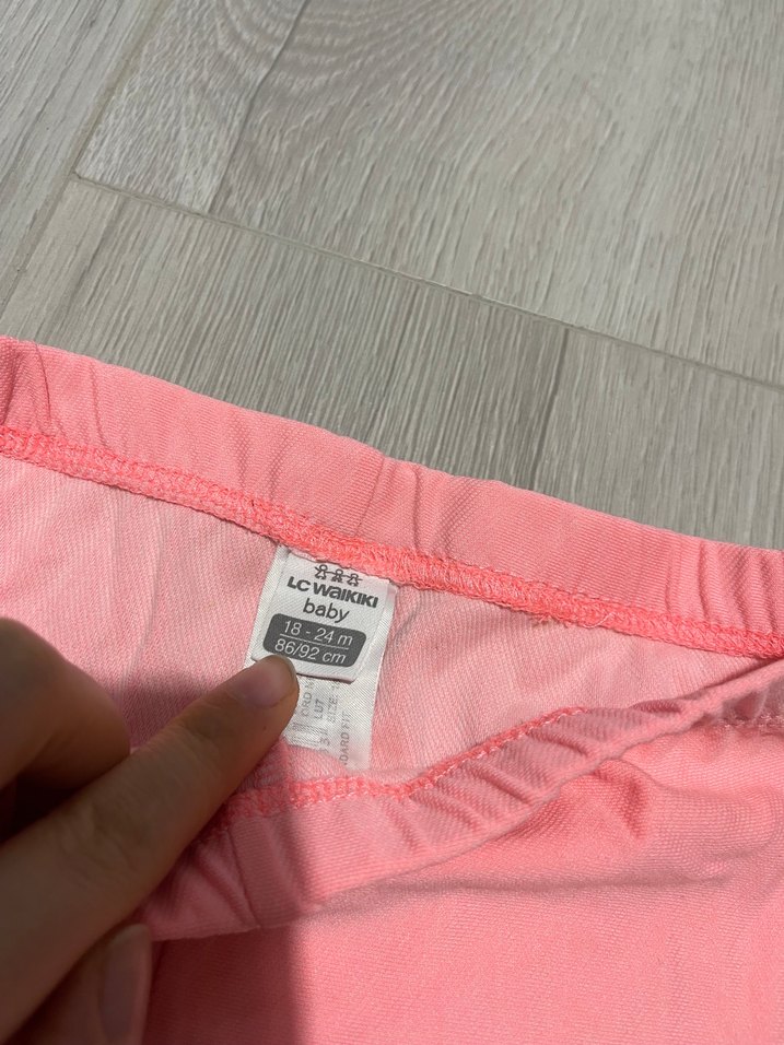 Pembe Kız Çocuk Tayt 1-2 yaş - Görsel 5