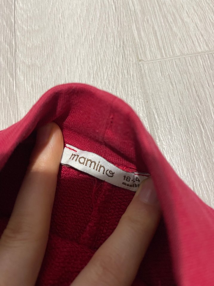 2-3 haş  İçin Koyu Kırmızı Tayt - Görsel 3