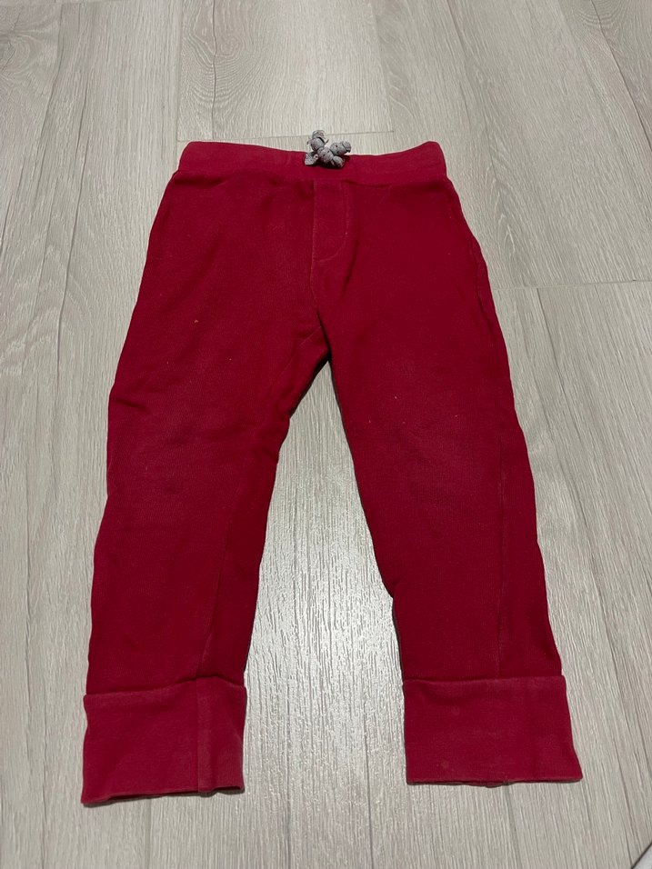 2-3 haş  İçin Koyu Kırmızı Tayt - Görsel 2