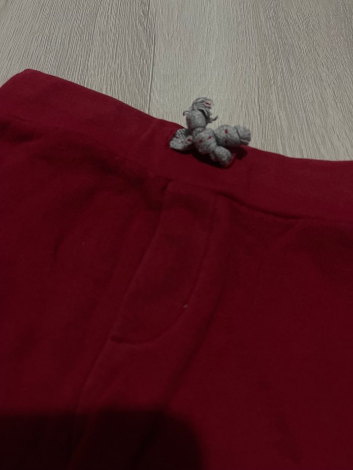 2-3 haş  İçin Koyu Kırmızı Tayt - Görsel 5