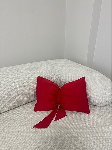 Kırmızı Şık Fiyonk yastık - Görsel 5