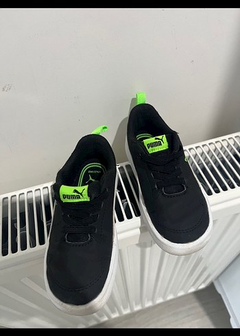 Puma Erkek Çocuk Siyah Renkli Sneaker