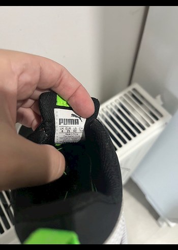 25 Beden Puma Erkek Çocuk Siyah Renkli Sneaker