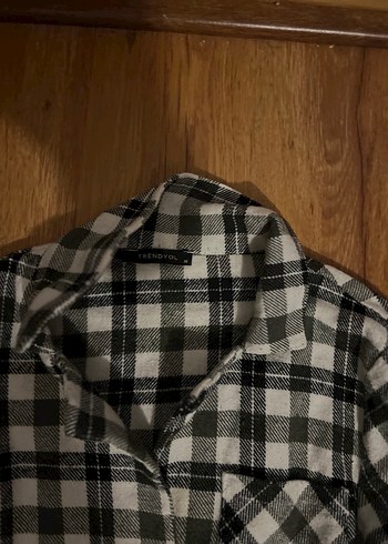 Kadın Gri Kareli Midi Kemerli elbise - Görsel 3