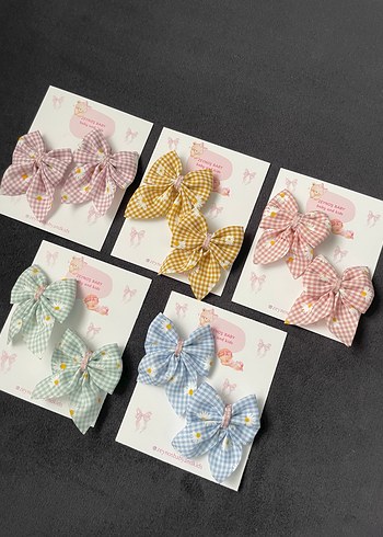 Klips pens papatyalı toka - Görsel 2