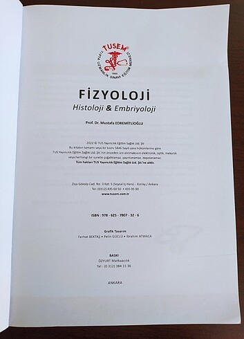 Tusem Fizyoloji Konu Anlatımı