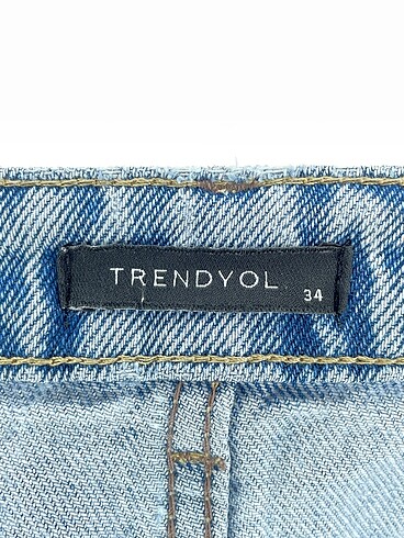 34 Beden mavi Renk Trendyol & Milla Jean / Kot %70 İndirimli.