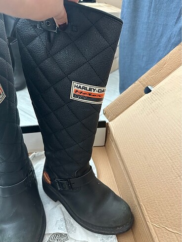 38 Beden siyah Renk Harley davidson bot