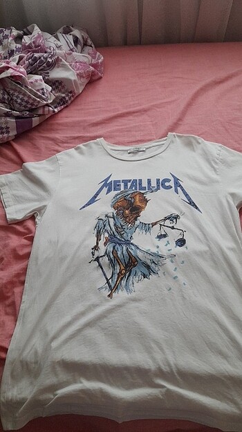 m Beden Addax Metallica tişört