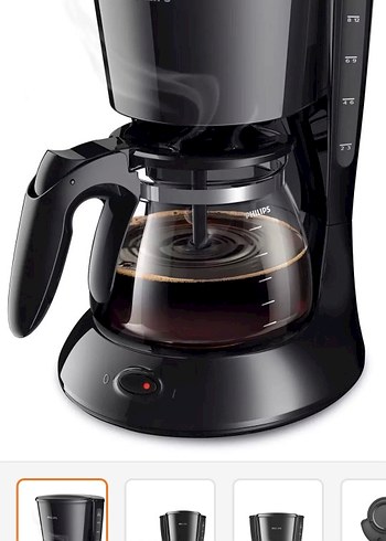 Philips Siyah Kahve Makinesi - Görsel 2
