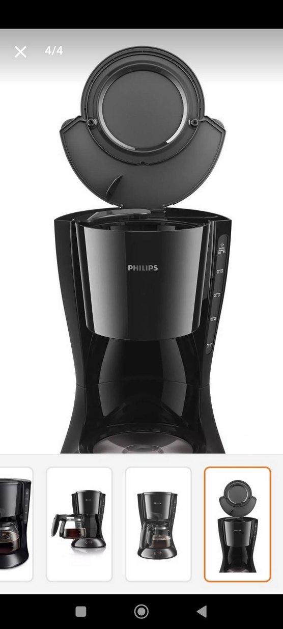 Philips Siyah Kahve Makinesi - Görsel 3
