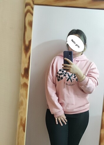 Pembe sweatshirt 