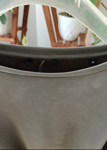 Hani oysho kolu lastikli rahat kesim sweatshirt - Görsel 4