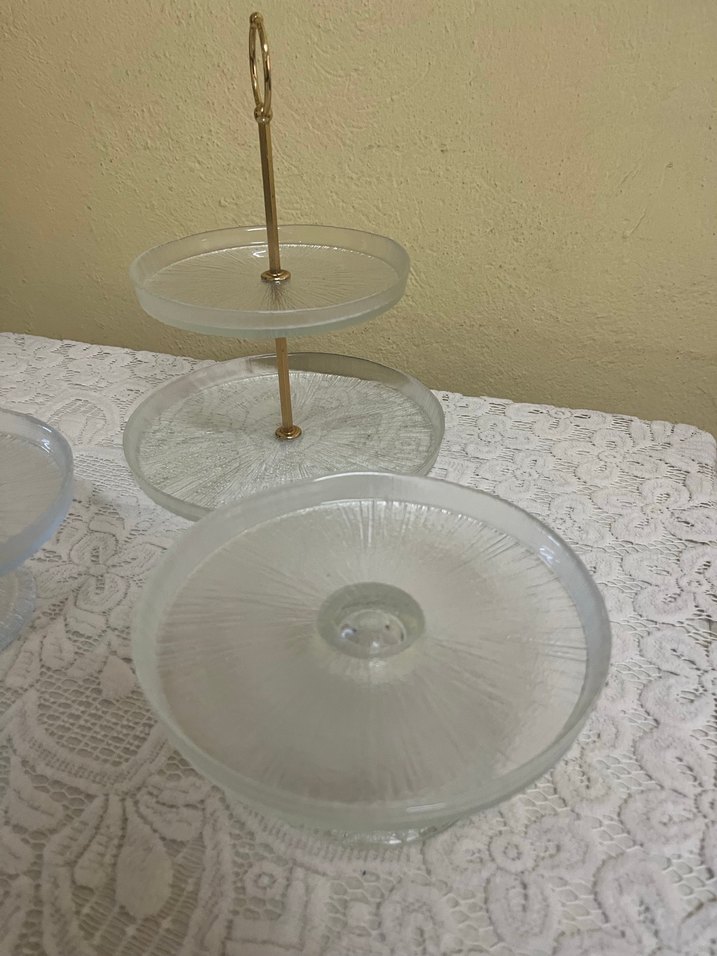 English Home cam katlı servis sunum takımı - Görsel 4