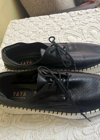 Yaya By hotiç Kadın Siyah Minimalist Espadril - Görsel 2