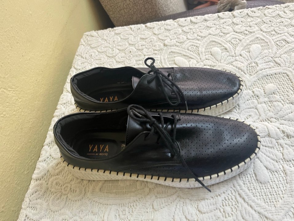 Yaya By hotiç Kadın Siyah Minimalist Espadril - Görsel 2