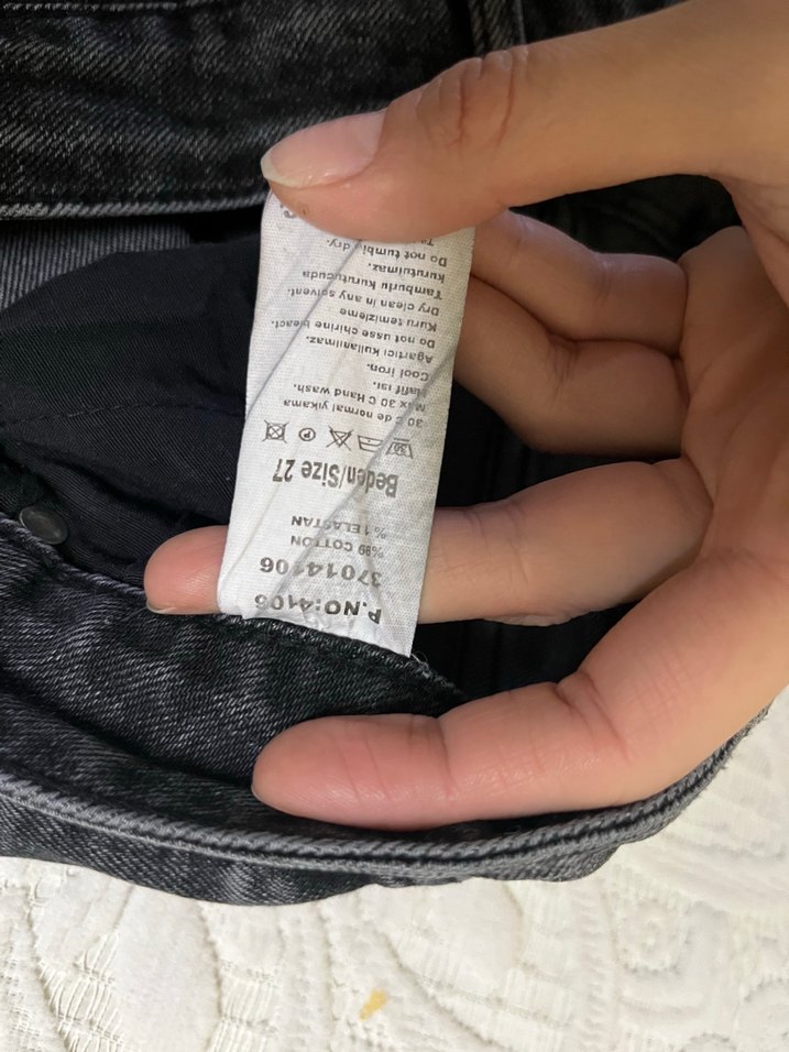 Addax yüksek bel mom jean Denim pantolon - Görsel 5