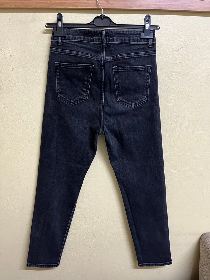 Addax yüksek bel mom jean Denim pantolon - Görsel 2