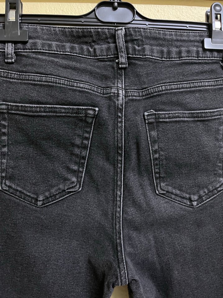 Addax yüksek bel mom jean Denim pantolon - Görsel 3