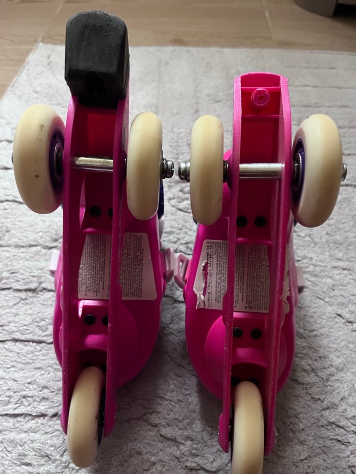 Koyu Pembe Çocuk Paten 26-28 numara - Görsel 4