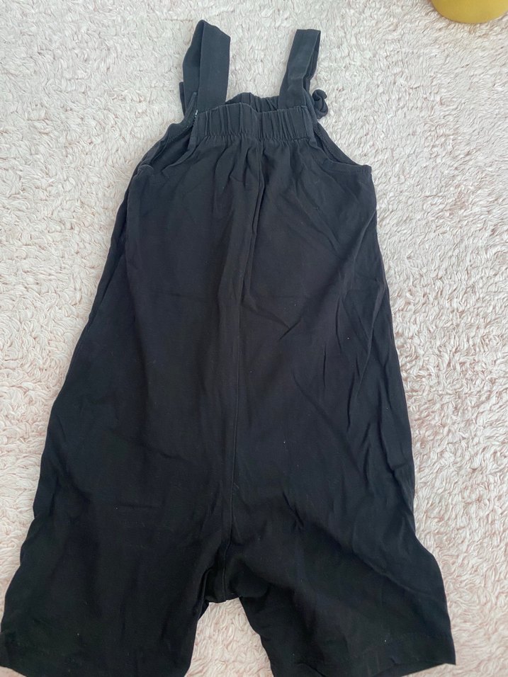 Kedili Siyah Sokak Stili Tulum - Görsel 2