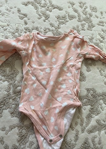 Uzun Kollu Yakalı Beyaz Bebek Body - Görsel 3