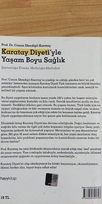  Karatay Diyeti'yle Yaşam Boyu Sağlık - Prof. Dr. Canan Efendigil