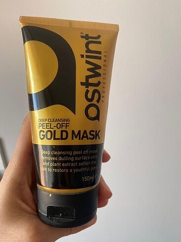 Soyulabilir altın maske