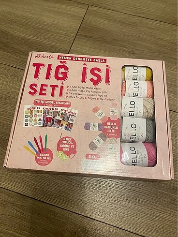 Tığ işi seti