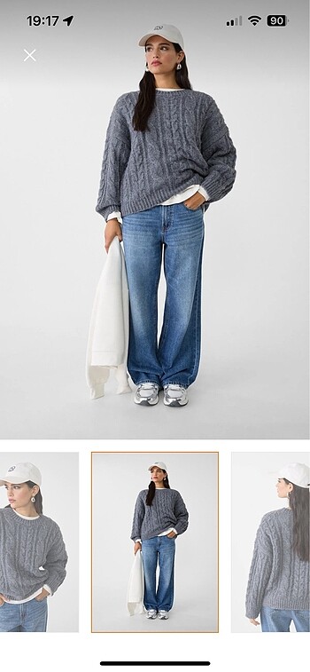 Stradivarius Stradivarius Oversize Kazak