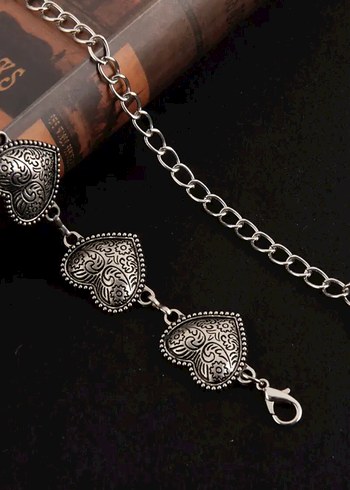 vintage Bohem Desenli kalpli bel zinciri - Görsel 2