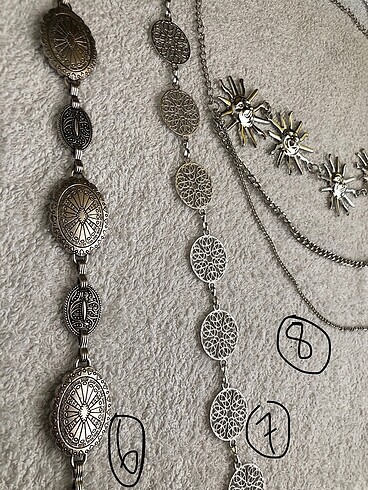 Gold- Gümüş Bel zinciri - Görsel 8