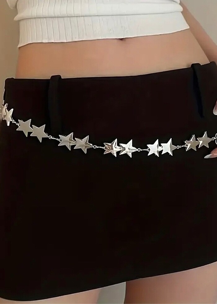 Gümüş Yıldız bel zinciri - Görsel 2