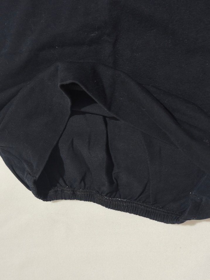 Siyah Straplez T-shirt - Görsel 3