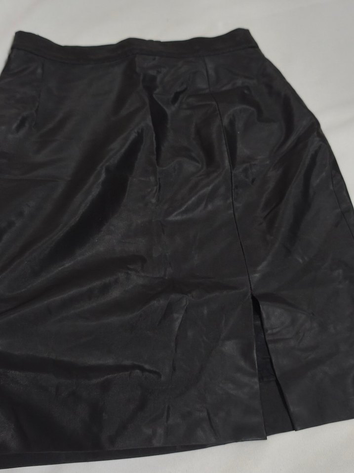 Siyah Deri Etek - Görsel 4