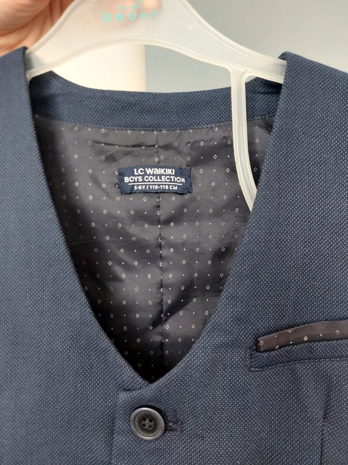 Lacivert Çocuk Yelek - Görsel 3