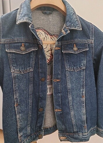 Çocuk kot ceket - Görsel 4