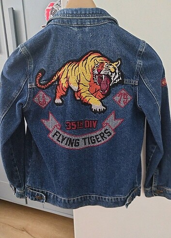 Çocuk kot ceket - Görsel 5