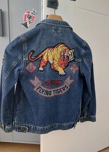 Çocuk kot ceket - Görsel 6