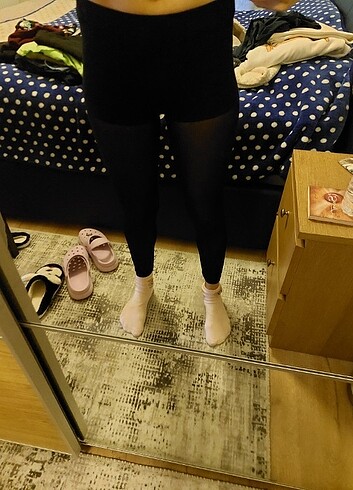 H&M Tül detaylı tayt