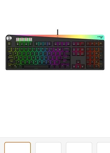 Gamenote KB473L RGB blue switch Mekanik klavye