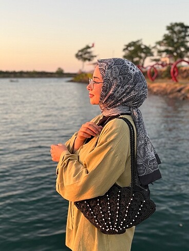 Diğer Siyah incili midye çanta